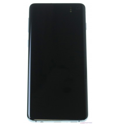 Samsung Galaxy S10 G973F LCD + dotyková deska + přední kryt zelený - originál