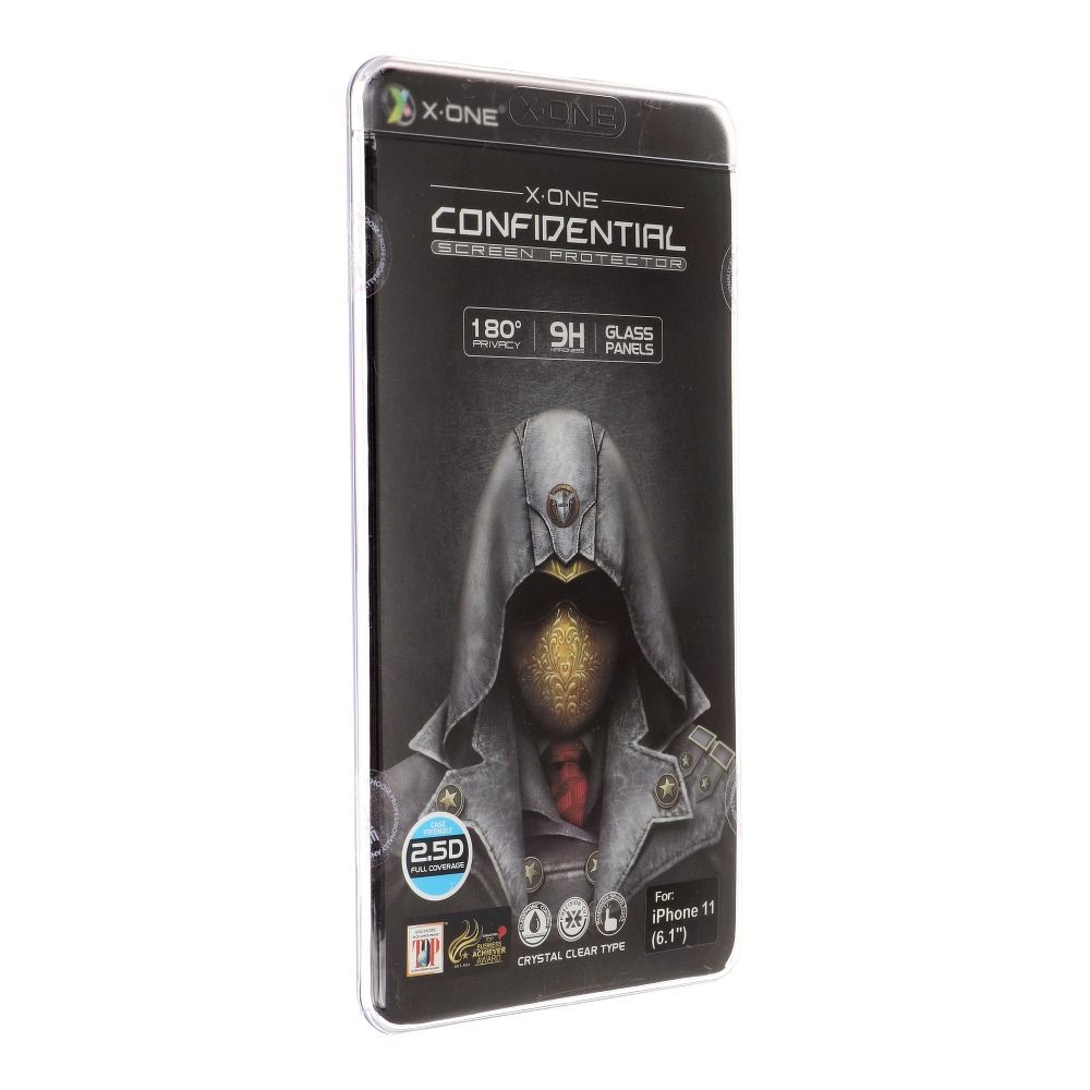 X-ONE Full Cover Extra Strong Privacy - pro iPhone 11 tvrzené sklo 9H