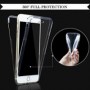 Přední a zadní silikonové pouzdro Samsung Galaxy J3 2016 transparentní