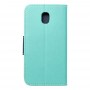 Pouzdro Fancy Book pro SAMSUNG Galaxy J3 2017 mint/navy