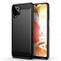 Pouzdro  CARBON pro SAMSUNG Galaxy A12 černé