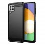 Pouzdro  CARBON pro SAMSUNG Galaxy A22 LTE ( 4G ) černé