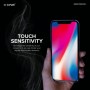 3D Full Cover Tempered Glass X-ONE – pro Samsung Galaxy S21 (vhodné pro pouzdro) – funkční snímač otisků prstů