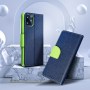 pouzdro Book pro SAMSUNG A13 4G navy / lime