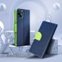   kniha pro XIAOMI Redmi NOTE 11 / 11S námořnická / limetková