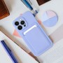 Pouzdro  CARD pro SAMSUNG A13 5G fialové
