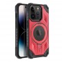 Pouzdro Armor Mag Cover kompatibilní s MagSafe pro IPHONE 15 PRO červené