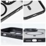 Pouzdro Full Matte Mag Cover kompatibilní s MagSafe pro IPHONE 15 PRO černé