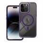 Pouzdro Color Edge Mag Cover kompatibilní s MagSafe pro IPHONE 11 tmavě fialové
