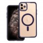 Pouzdro Color Edge Mag Cover kompatibilní s MagSafe pro IPHONE 11 PRO MAX tmavě fialové