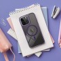 Pouzdro Color Edge Mag Cover kompatibilní s MagSafe pro IPHONE 11 PRO MAX tmavě fialové