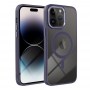 Pouzdro Color Edge Mag Cover kompatibilní s MagSafe pro IPHONE 15 tmavě fialové