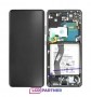 Samsung Galaxy S21 Ultra 5G (SM-G998B) LCD + dotyková deska + přední kryt black - originál