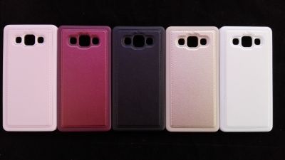 Silikonové pouzdro Samsung A5 2017 motiv kůže zlaté
