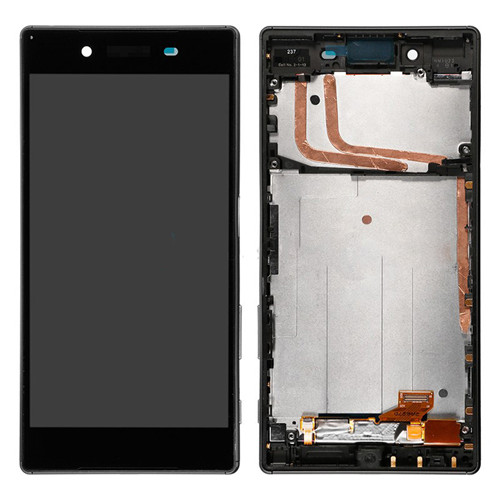 Lcd displej SONY E6653 Xperia Z5 + Dotyková Deska Sony Xperia Z5 + přední kryt black